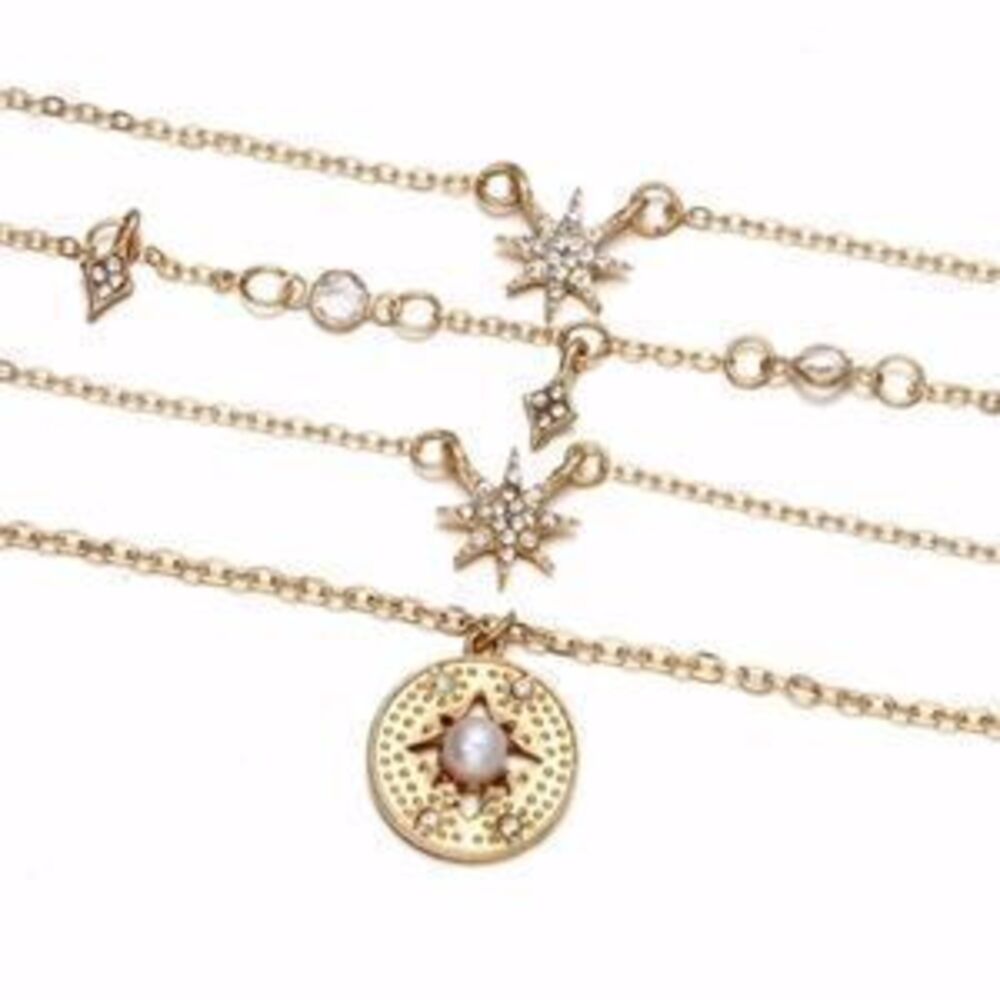 Boho Chic Stars Multilayer Necklace
